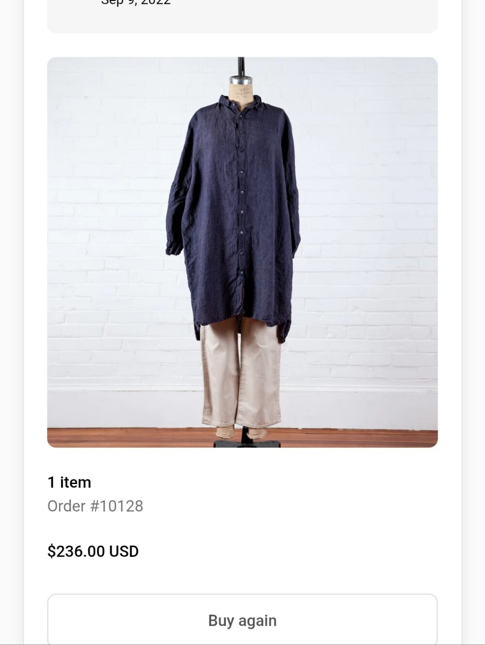 Artemesia Midweight Linen Dress